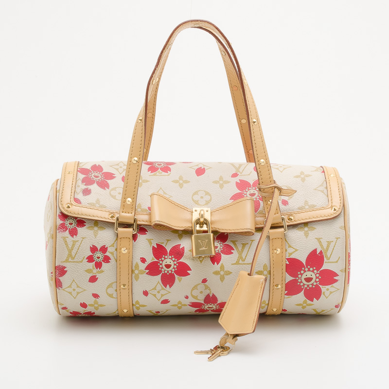 Louis-Vuitton-Limited-Edition-Cherry-Blossom-Papillon-Satchel-Handbag-LC1110-56466-1 - Inside ...