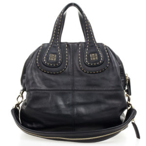 Givenchy Black Nightingale Medium Bag front