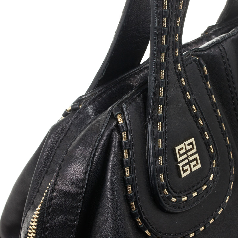 Givenchy Black Nightingale Medium Bag handle