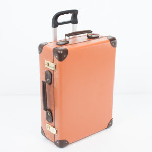 Globe-Trotter Orange 3 Piece Luggage Set Case 2