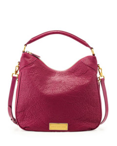 Washed Up Billy Hobo Bag, Fuchsia