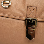Mulberry Beige Tillie Leather Bag lock