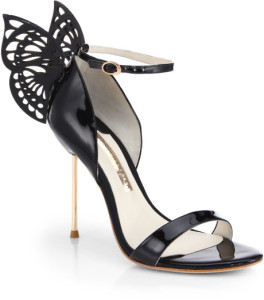 Sophia Webster Flutura Butterfly Patent Leather Sandals