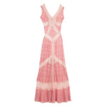 Missoni Pink Long Crochet Dress With Camisole S