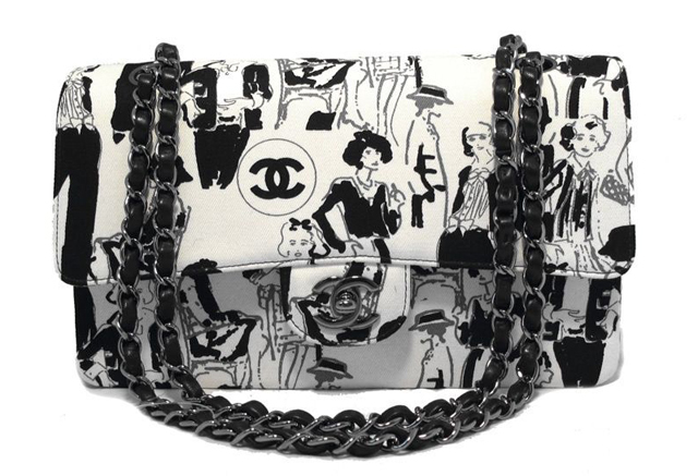 Chanel-Limited-Edition-Karl-Lagerfeld-Sketch-Classic-Flap-Bag1 – Inside The  Closet