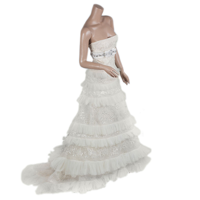 Elie Saab Couture Wedding Dress Size XS front