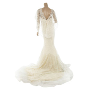 Elie Saab Erato Wedding Dress Size M Back