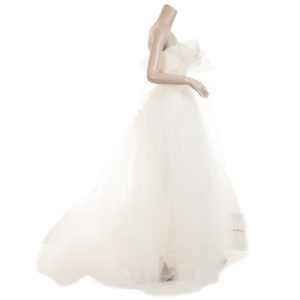Marchesa Floral Couture Gown Size S Side
