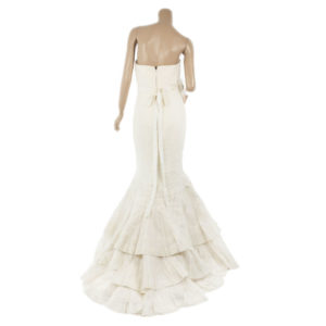 Vera Wang Audrey Luxe Wedding Dress Size L back
