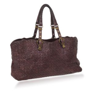 Bottega Veneta Brown Cornely Tote side front