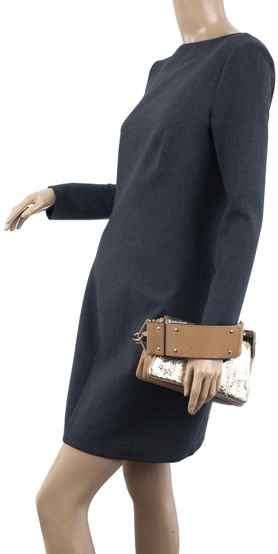 Cropped model shot of the #BagThursday: Chloe Jade Python