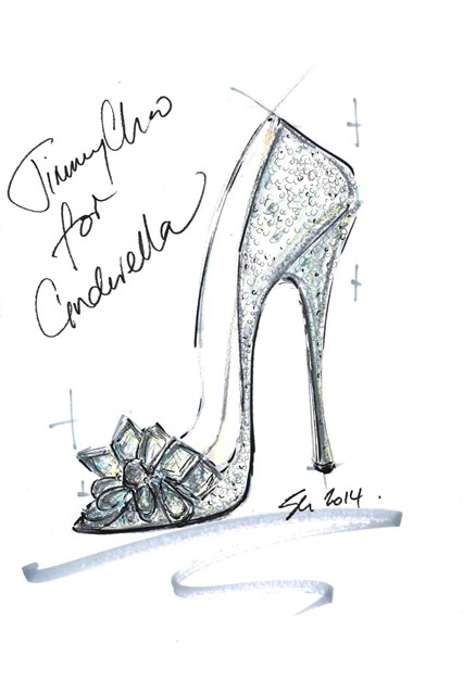 Jimmy Choo, Creative Director Sandra Choi: “I think every girl desires a Cinderella moment in their lives. This story ignites a love affair and fascination with shoes that never dies. The power they have to transform is instilled from a young age and the fantasy remains alive forever. I wanted to create a shoe that felt magical, with alluring sparkle and a feminine, timeless silhouette evoking those childhood emotions.”