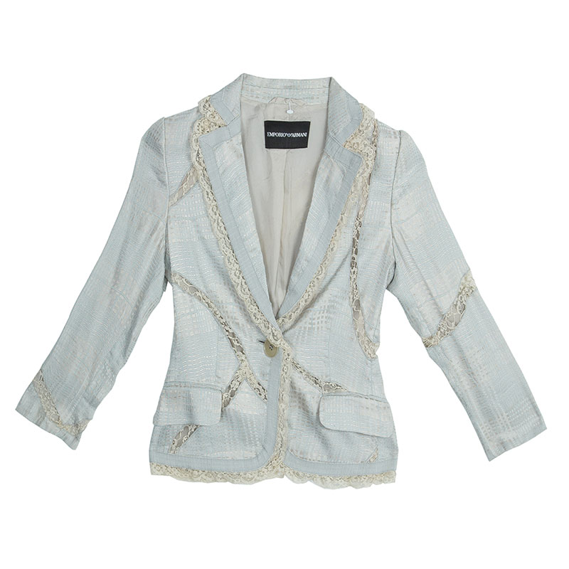 Emporio Armani Lace Textured Jacket