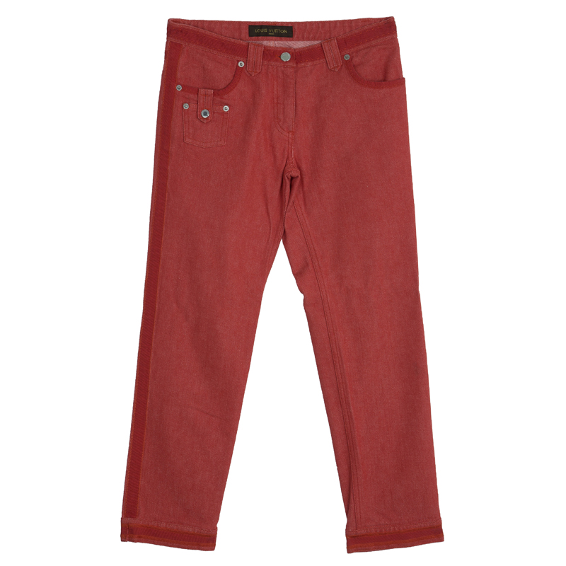 Louis Vuitton Red Pants S