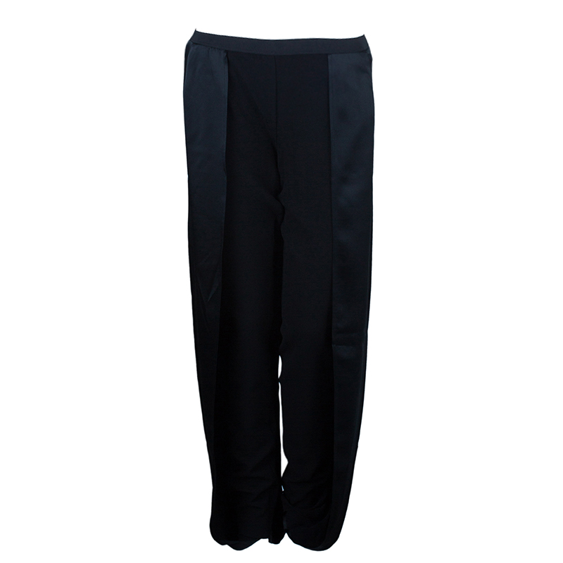 Silk Split Wide Leg Pants M USD 178