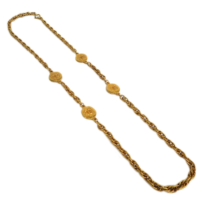 Vintage Gold Tone Long Necklace USD 507