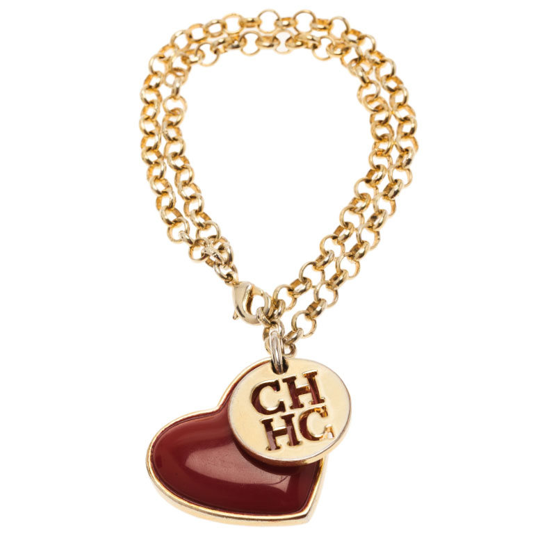 Carolina Herrera Heart Bracelet 18CM
