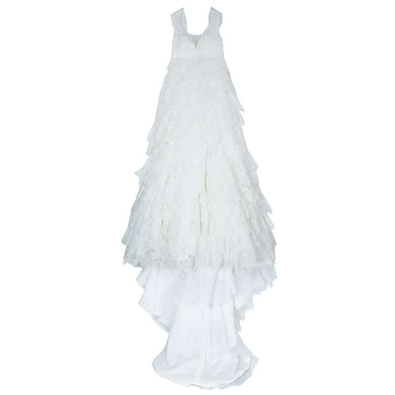 Elie Saab Dentelle Lace Wedding Dress M