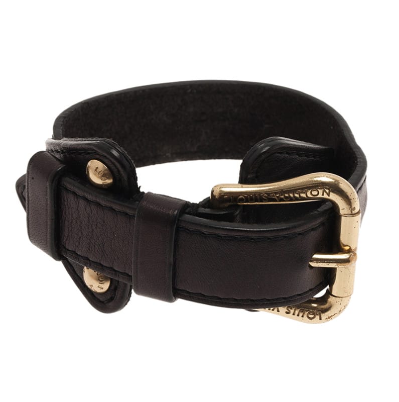 Louis Vuitton Leather Bracelet 19.5CM