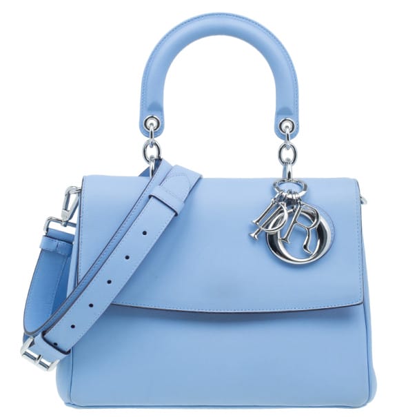 Dior Light Blue Calfskin Small Be Dior Handbag