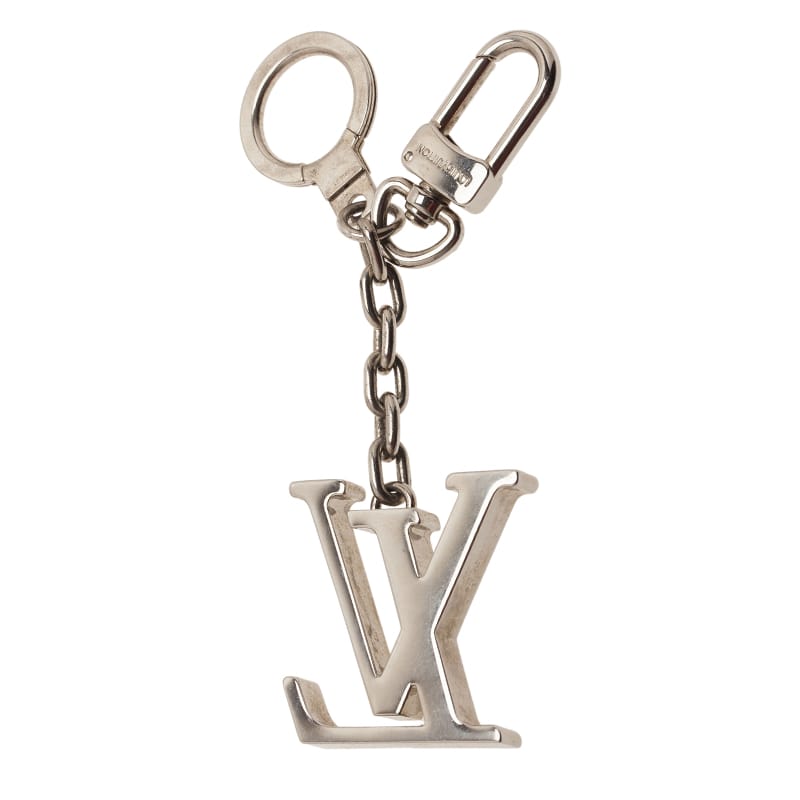 Louis Vuitton Silver Logo Key Chain
