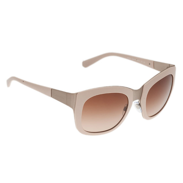 Giorgio Armani Cream Square Sunglasses