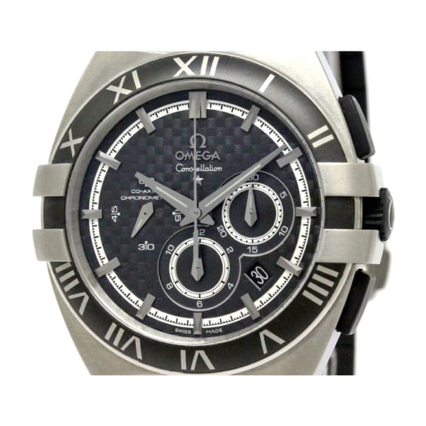 Omega Black Titanium Constellation Double Eagle Men's Wristwatch 41MM