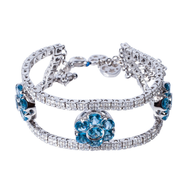 Pasquale Bruni Diamond and Colored Gemstones Bracelet 22 CM USD 30,137