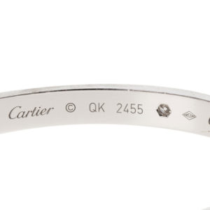 cartier love bracelet serial numbers