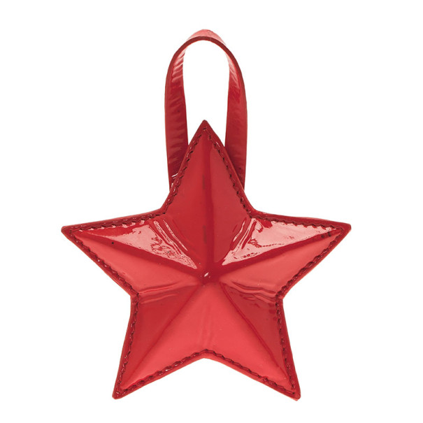 Jimmy Choo Red Patent Star Pouch