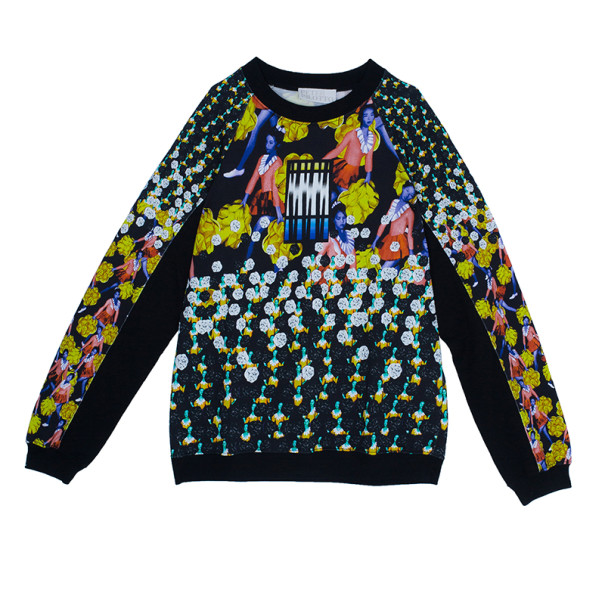 Peter Pilotto Ruc Printed Cotton Sweater M
