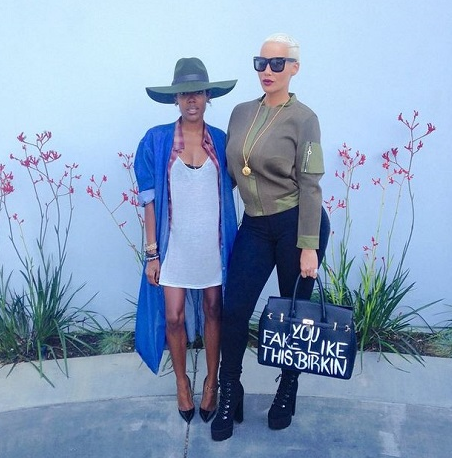 Apparently, Amber Rose's "You Fake Like This Birkin"  has caused some controversy.
