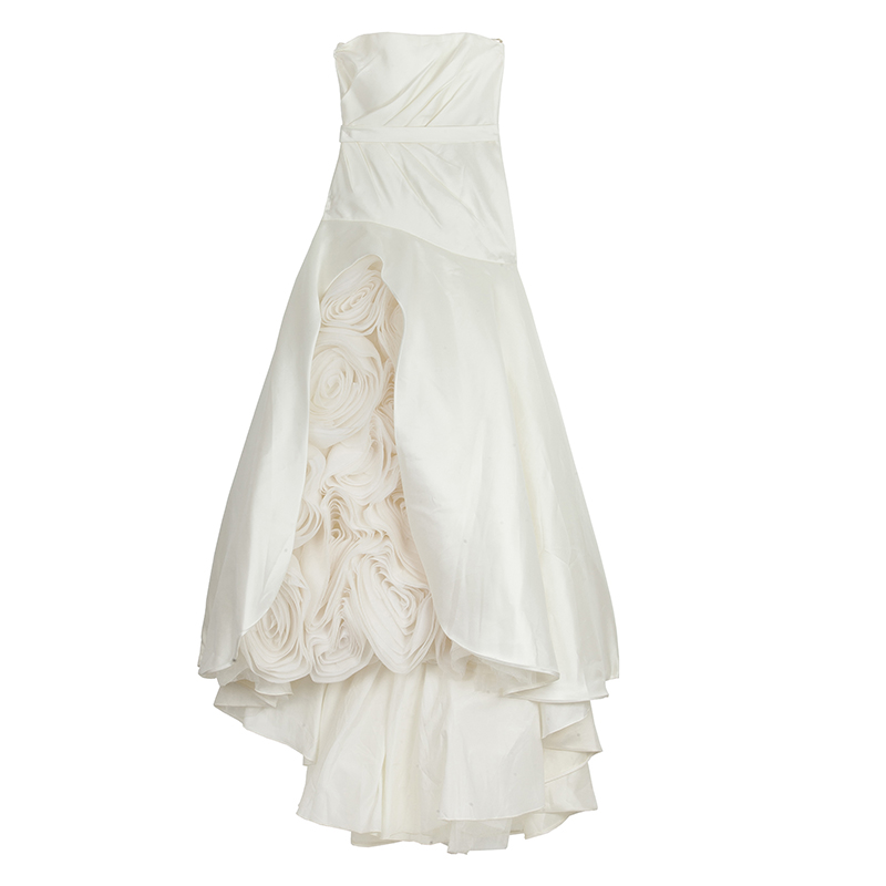 Vera Wang White Wedding Dress M