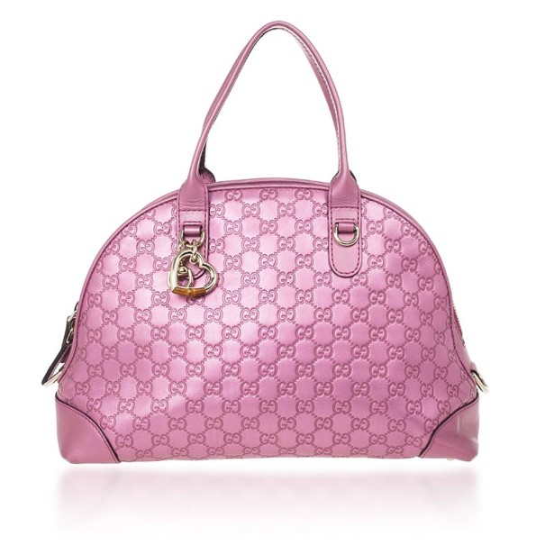 Gucci Guccissima Heart Bit Medium Top Handle Dome Bag