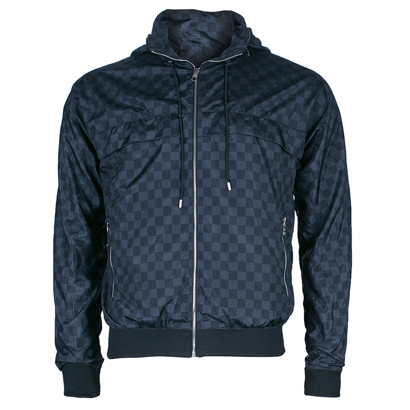 Louis Vuitton Men's Damier Graphite Nylon Jacket S