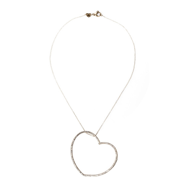 Pasquale Bruni Diamond Heart Rose Gold Pendant Necklace