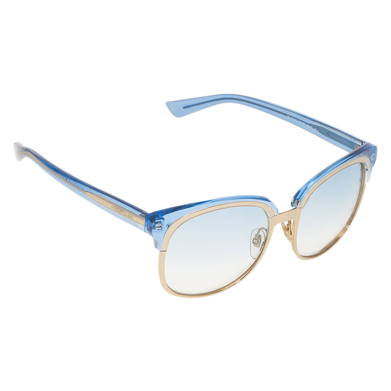 Gucci Blue GG 4241 Round Sunglasses