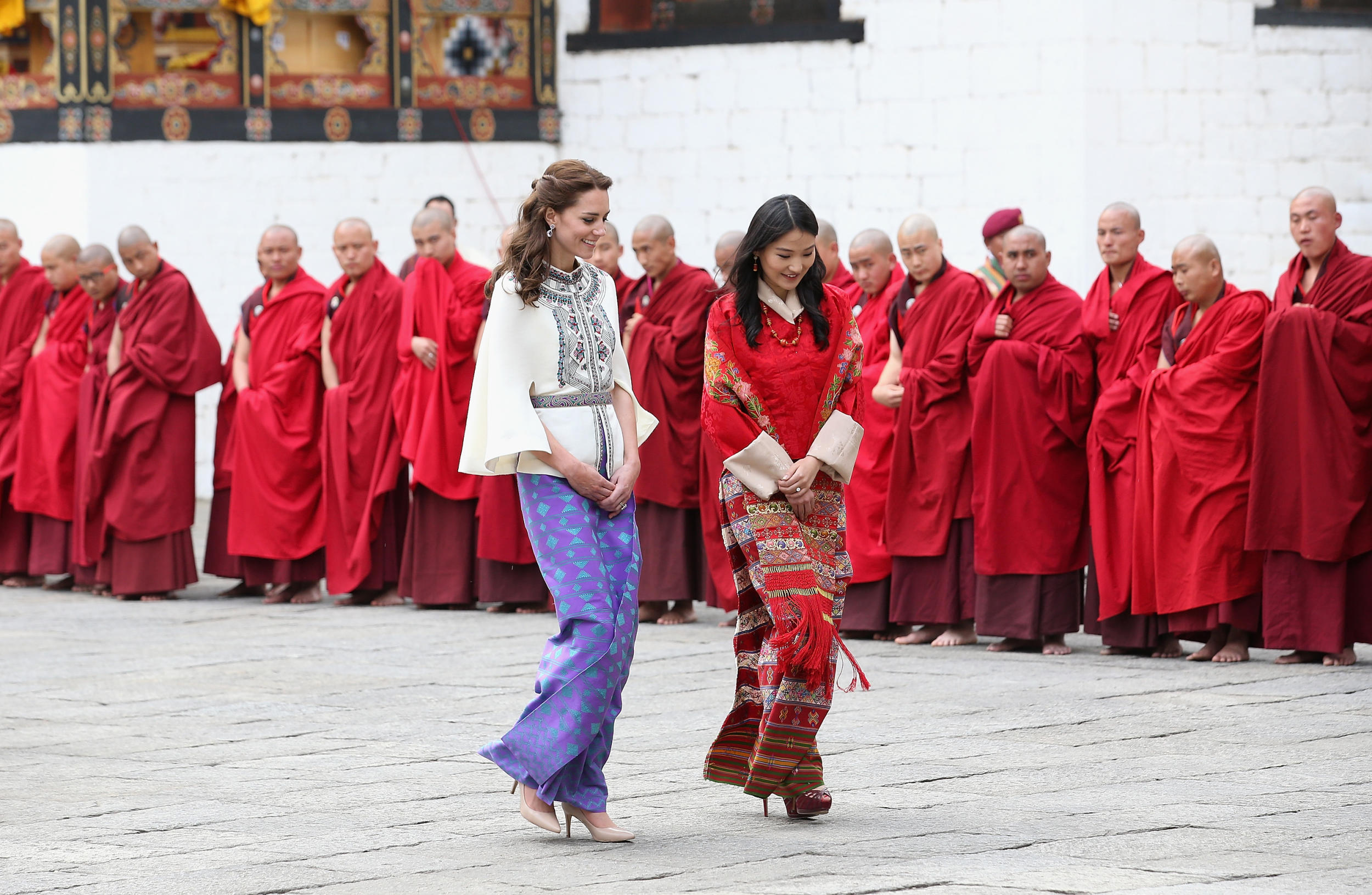 Kate Middleton with HM Jetsun Pema Wangchuck