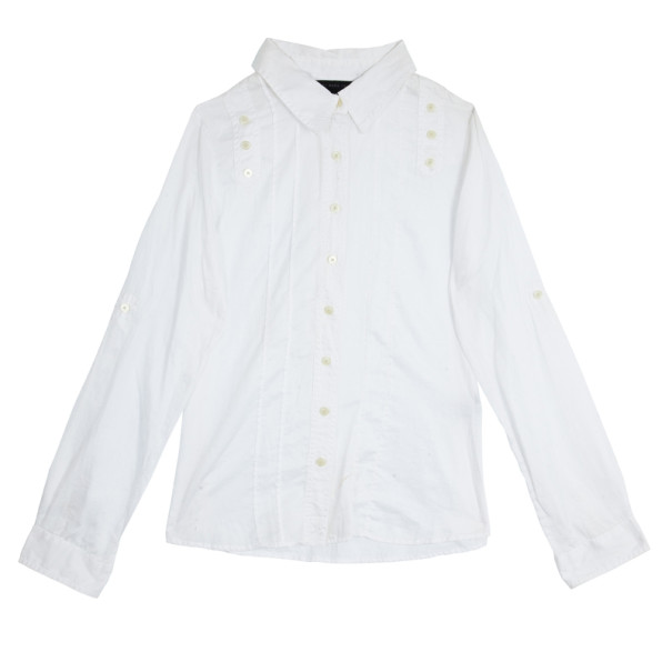 Marc by Marc Jacobs White Button Up Blouse M