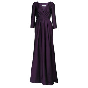 Alberta Ferretti Limited Edition Purple Silk Gown S