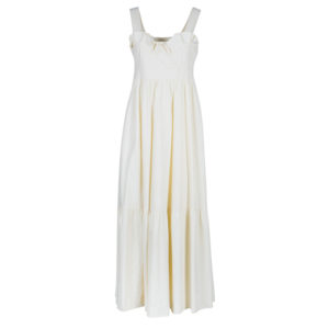 Chloe Off-white Sleeveless Midi Dress M