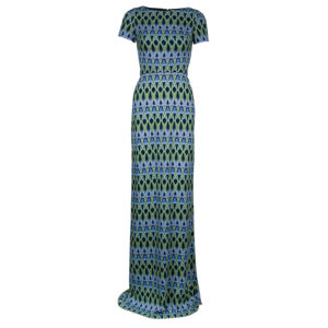 Matthew Williamson Abstract Printed Maxi Dress S