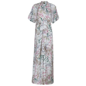 Issa White Printed Kaftan L