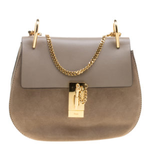 حقيبة الأسبوع: حقيبة كتف كلوي درو رصاصية Chloe Drew shoulder bag