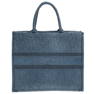 Dior Book tote in denim