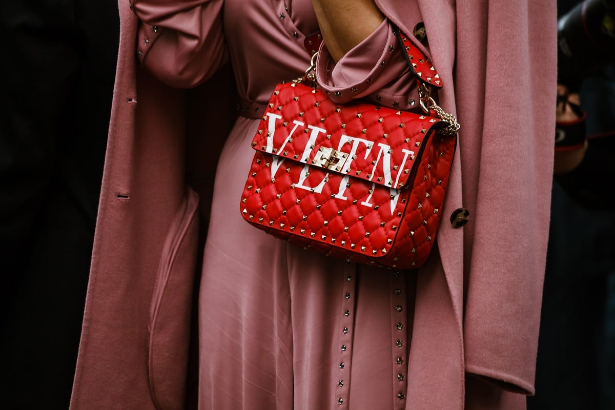  Valentino Hobo Bag, red : Clothing, Shoes & Jewelry