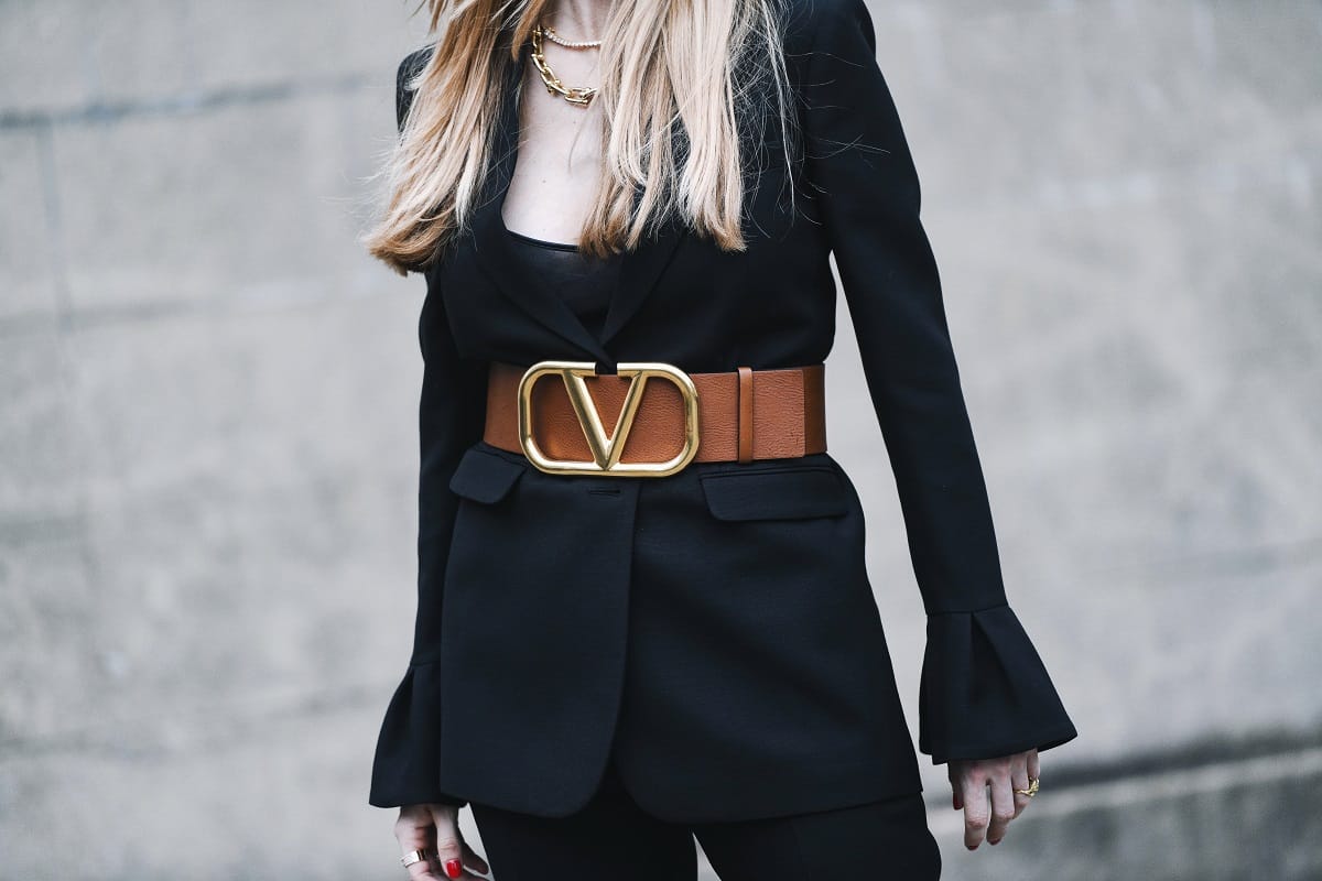 designer belt outfit