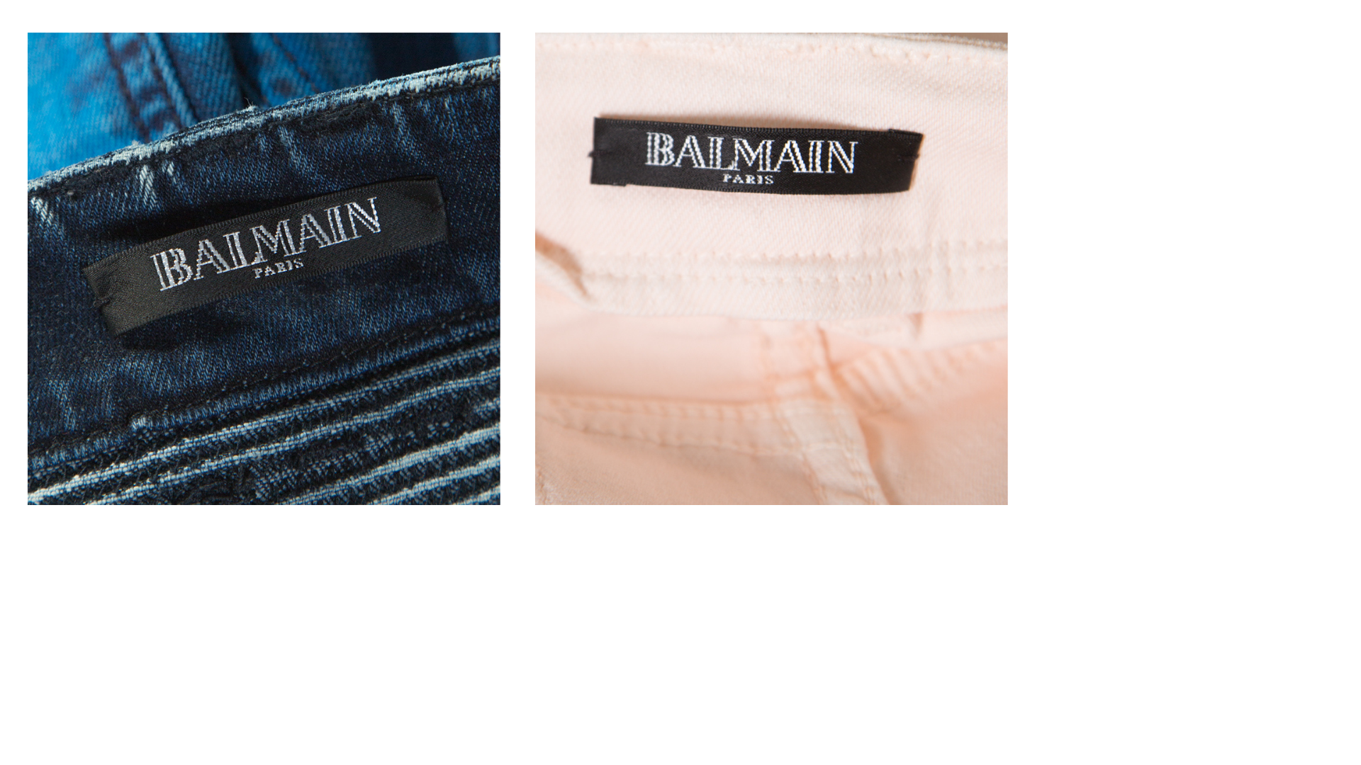 How to Spot Fake Balmain Biker Jeans – Inside The Closet