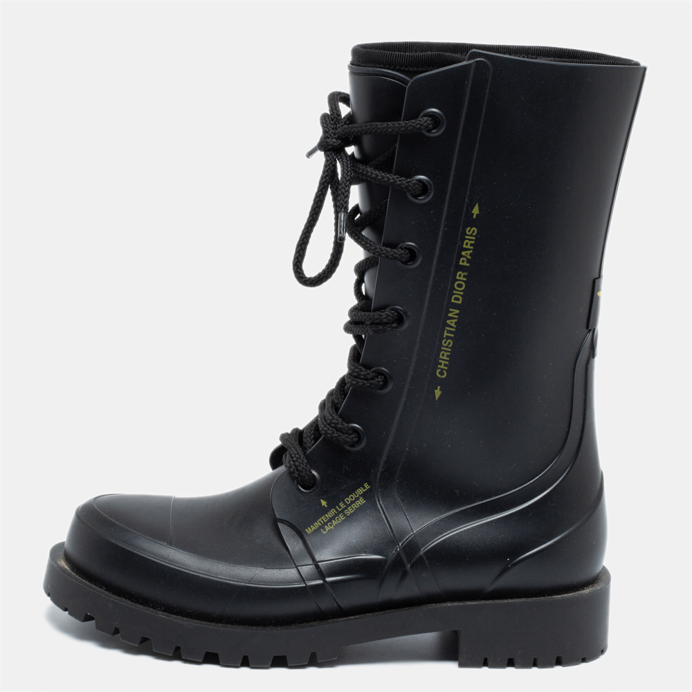 pre-owned Dior boot