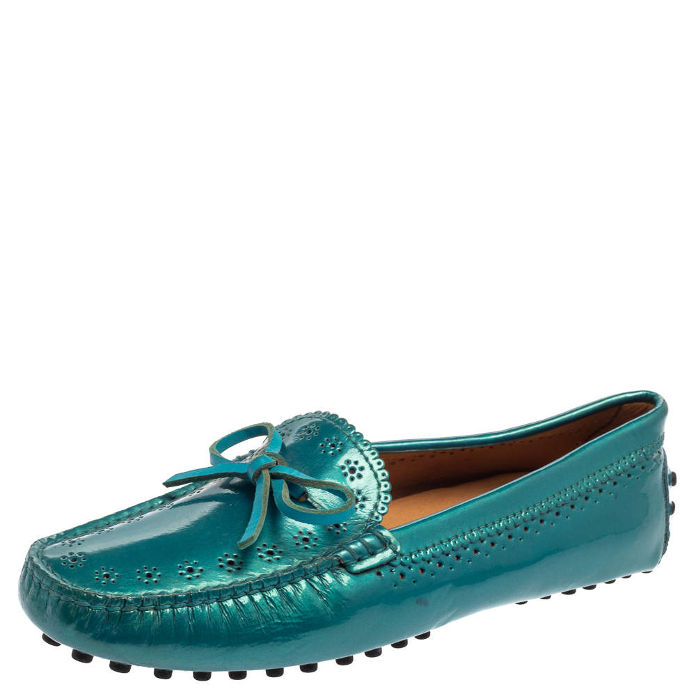 Gommino bow loafers
